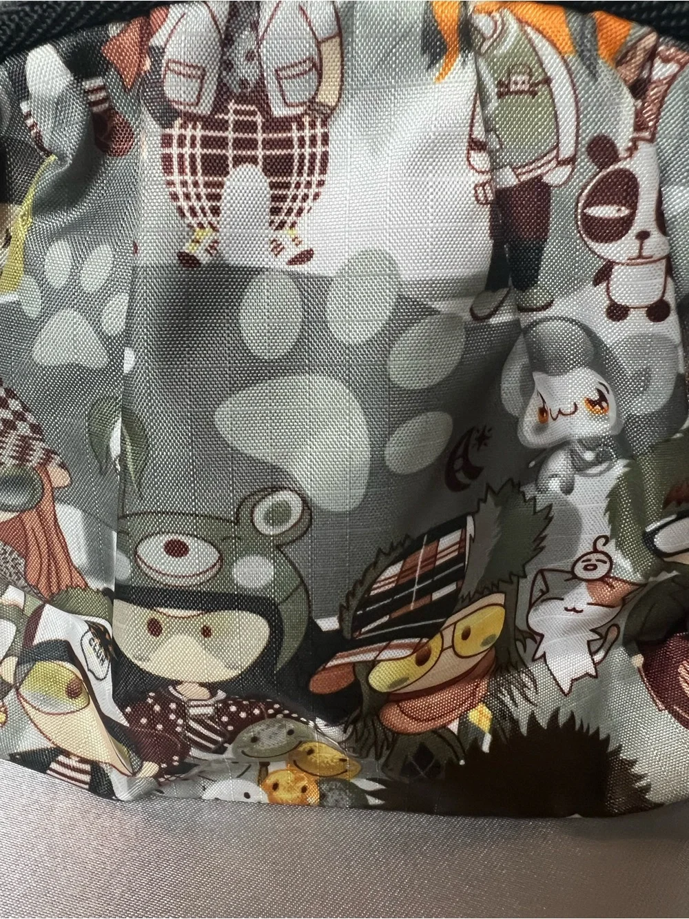 Rare Vintage LeSportsac x Tokidoki Adorable Cartoon Print Cosmetic Pouch